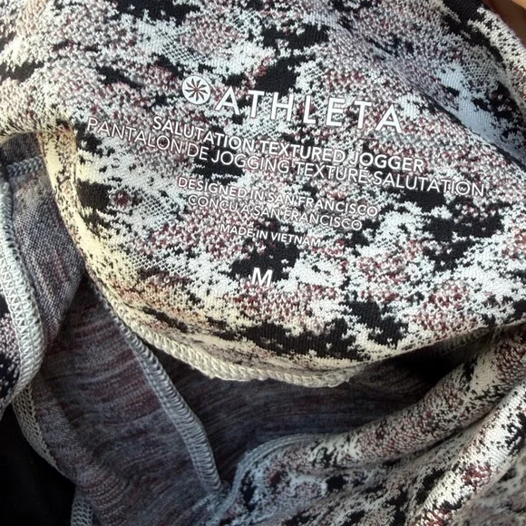 Athleta | Salutation Textured Jogger Pant size Medium - Picture 7 of 9